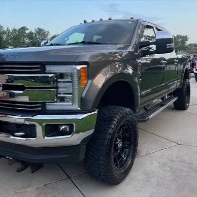 Freshly detailed Ford F150 truck