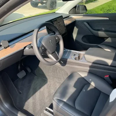 Tesla detailed interior.